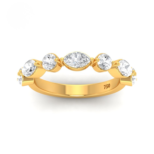 1.05ct 2 stone diamond wedding band  AAC00150